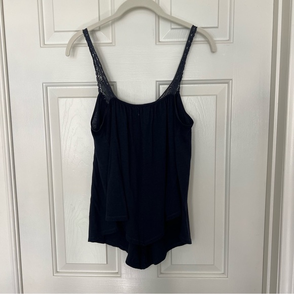 American Eagles Lace Trim Casual Tank Top - Picture 2 of 5